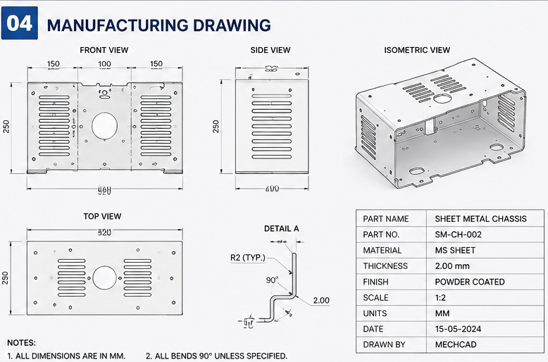 Manufacturing Drawing